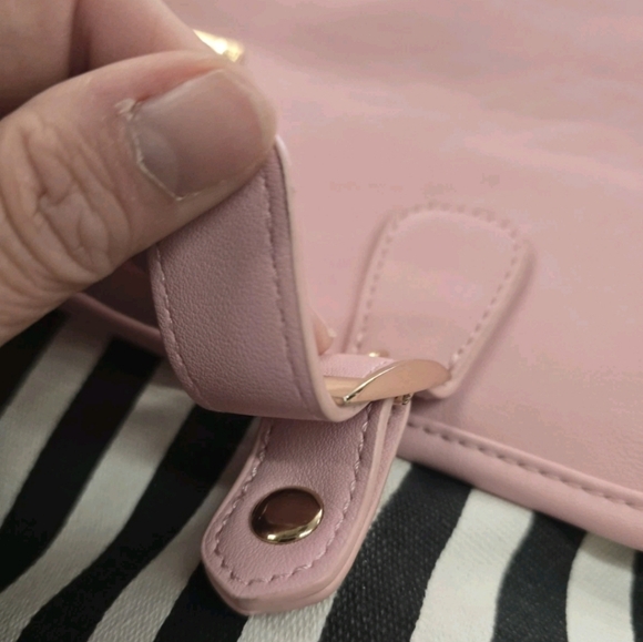 Pink and Black Striped Women's Bag LOVEVOOK - Picture 5 of 10